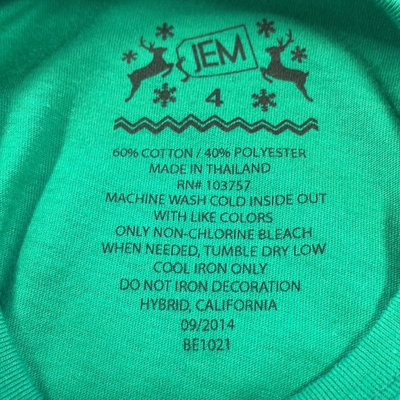 Kid’s DESIGN YOUR OWN HOLIDAY TEE Shirt I ❤️ PRESENTS Size 4 - Picture 8 of 10